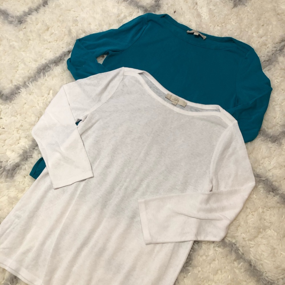 LOFT Bundle of 3/4 sleeve tops